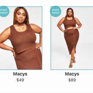 Trendy Plus Size Crochet Tank Top and Skirt Created for Macy's